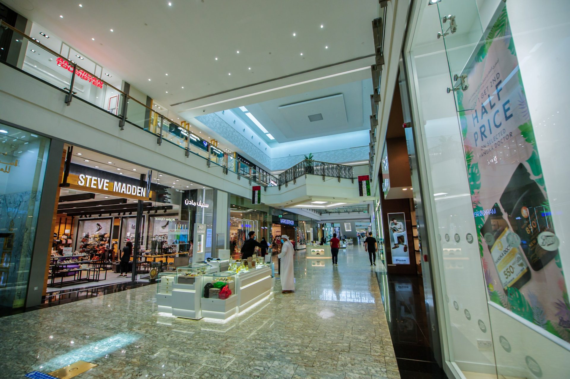 city centre mirdif dubai shopping mall has 400 stores food entertainment facilities mall opened 2010 is run by majid al futtaim properties