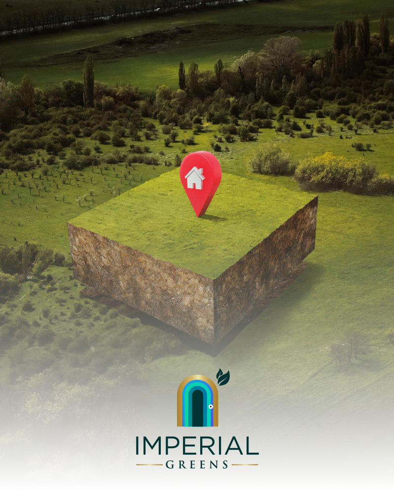 land plot with nature landscape location pin low copy 1