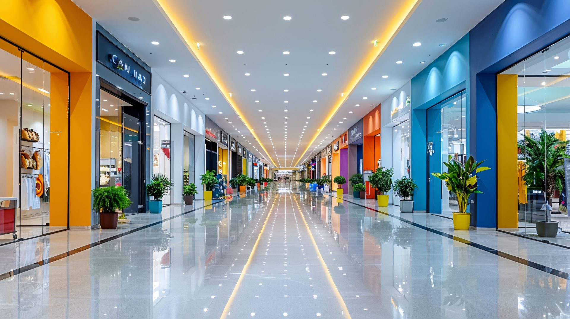 mall america scenes cinematic style