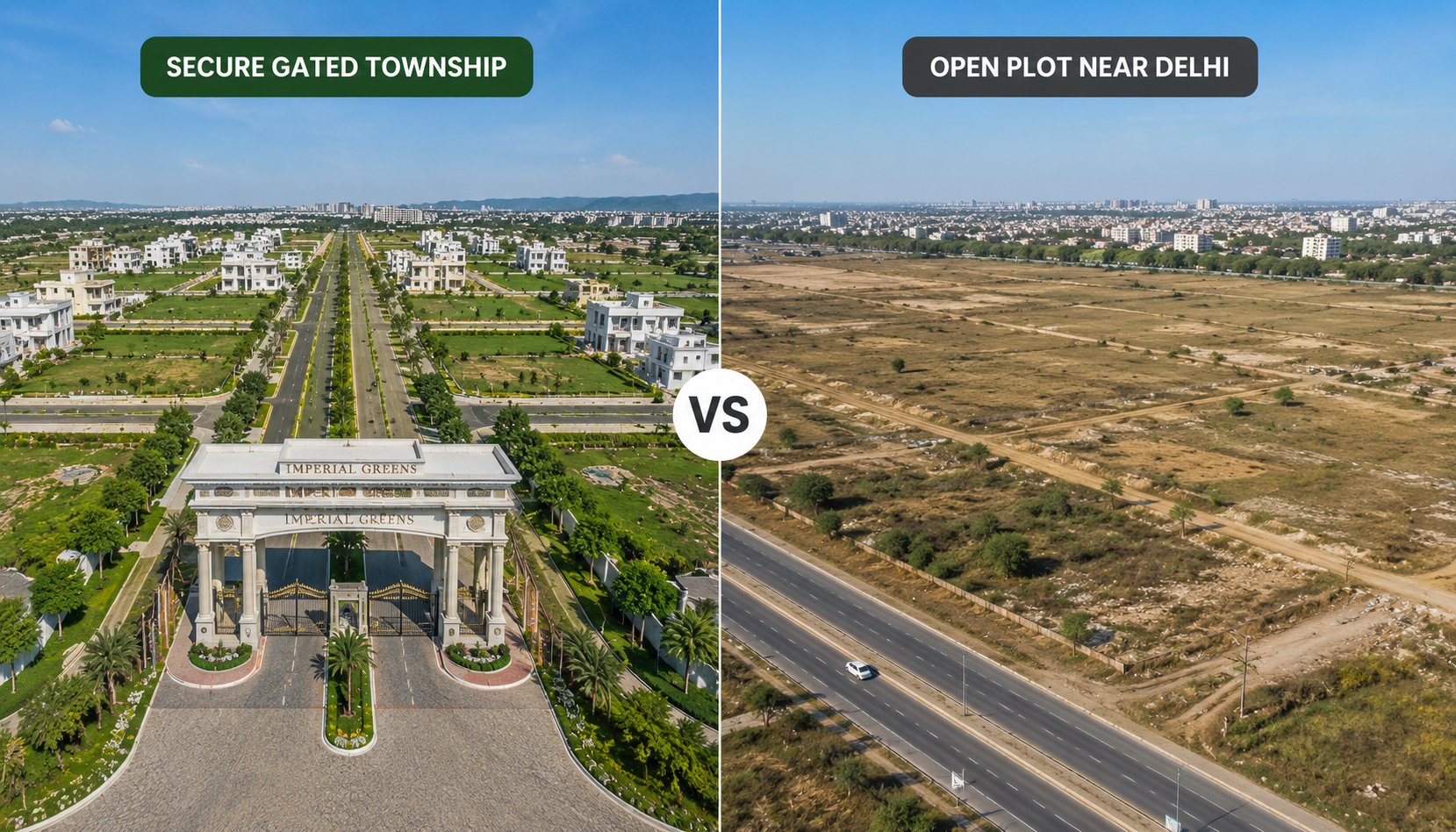 Gated Township vs Open Layout: Which Residential Plot Near Delhi Is Right for You?